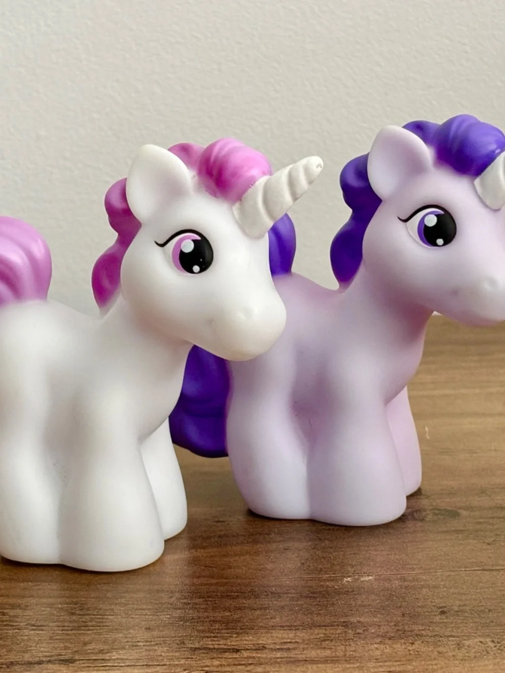 Step 2 Unicorn Toy Figures White Purple Pink Water Table Replacement Cake Topper